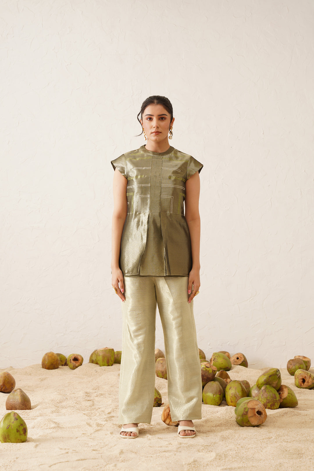 Tissue Green Co-ord Set