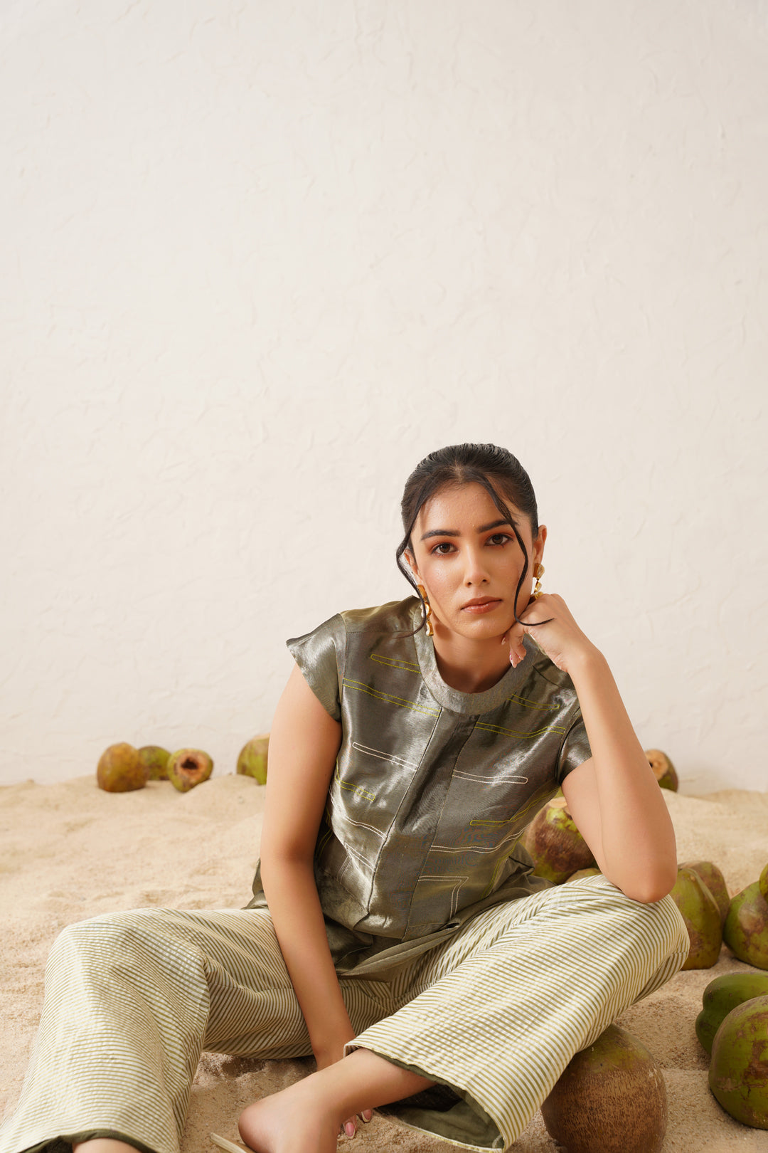 Tissue Green Co-ord Set
