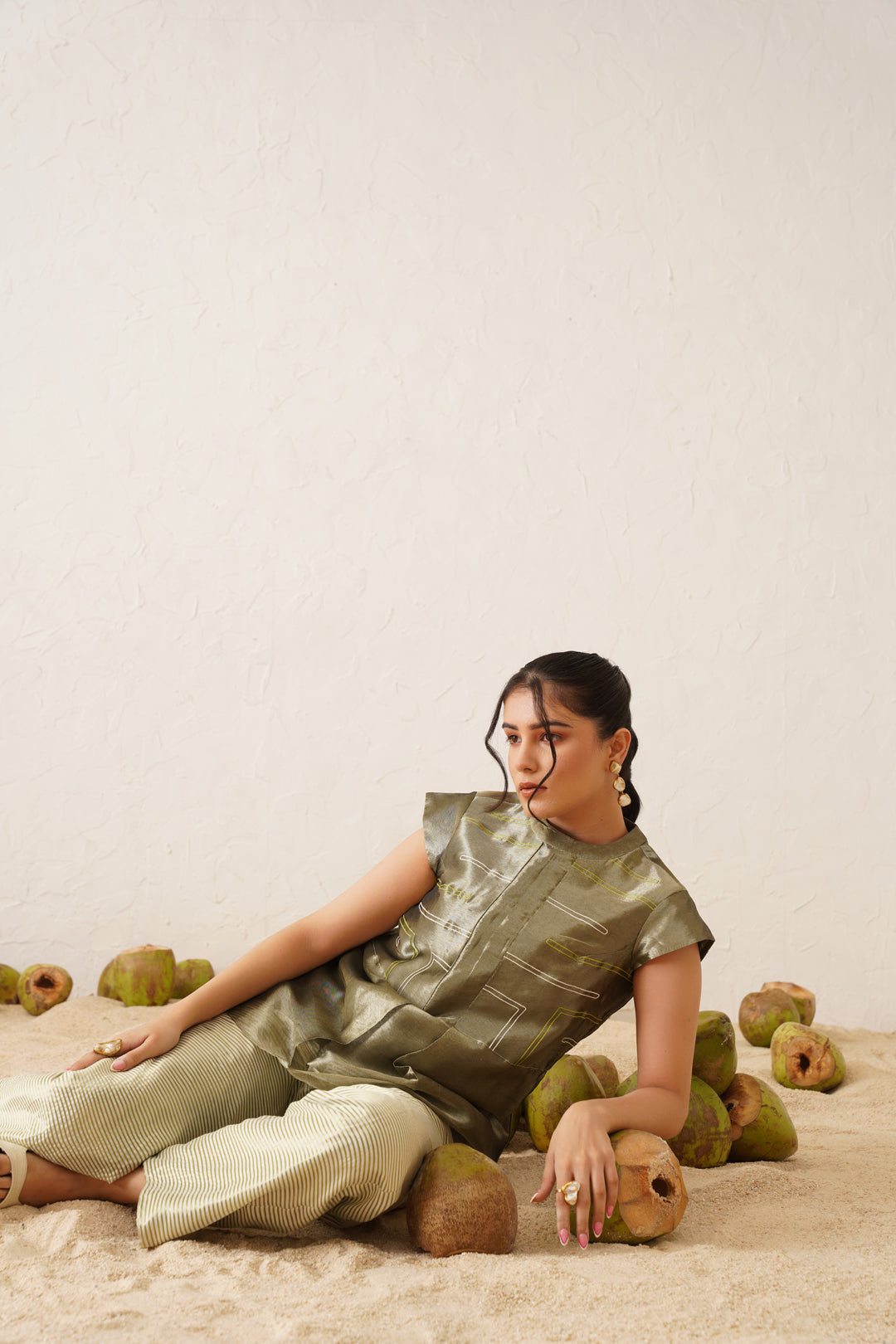 Tissue Green Co-ord Set