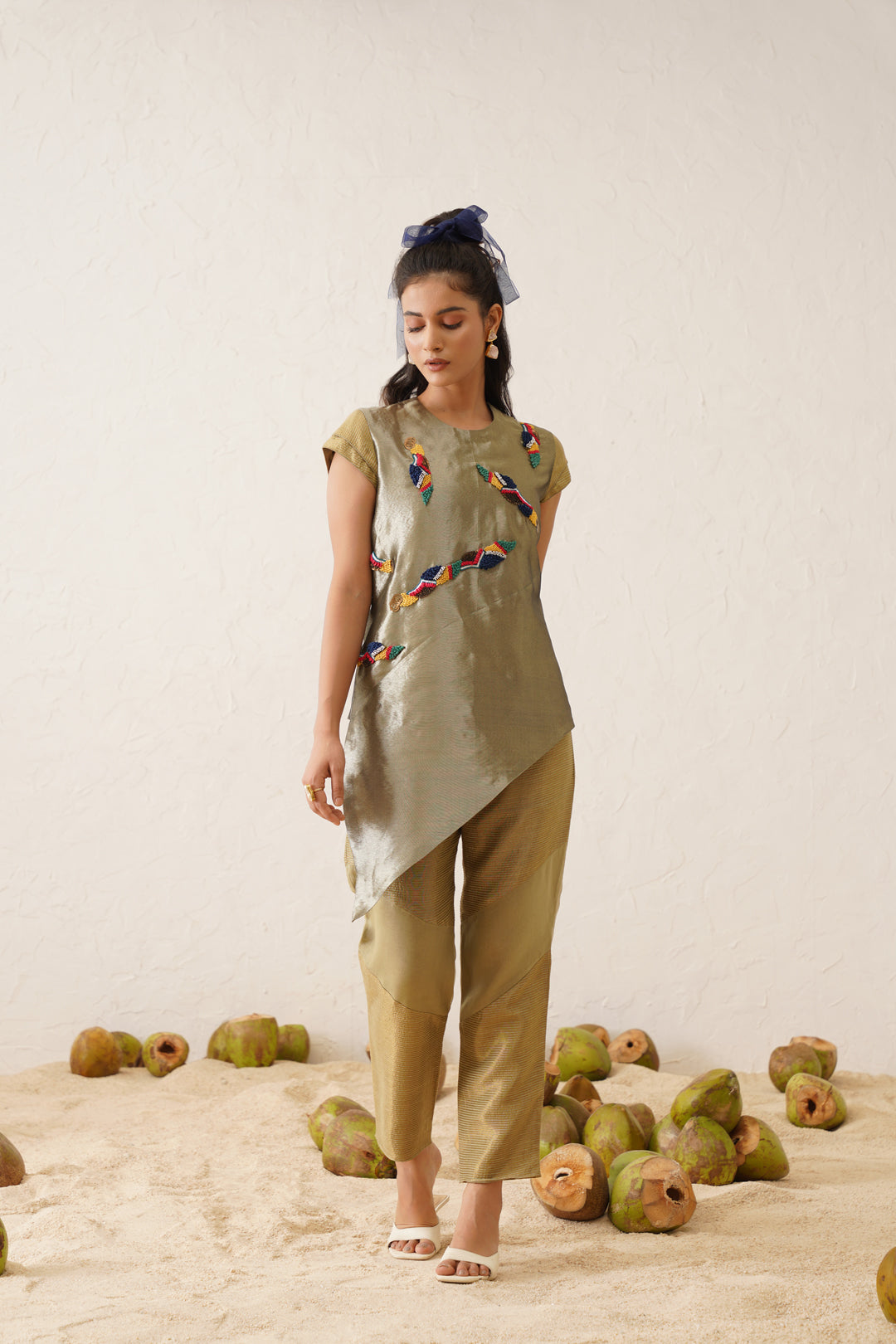 Glazed Green Tissue Co-ord Set