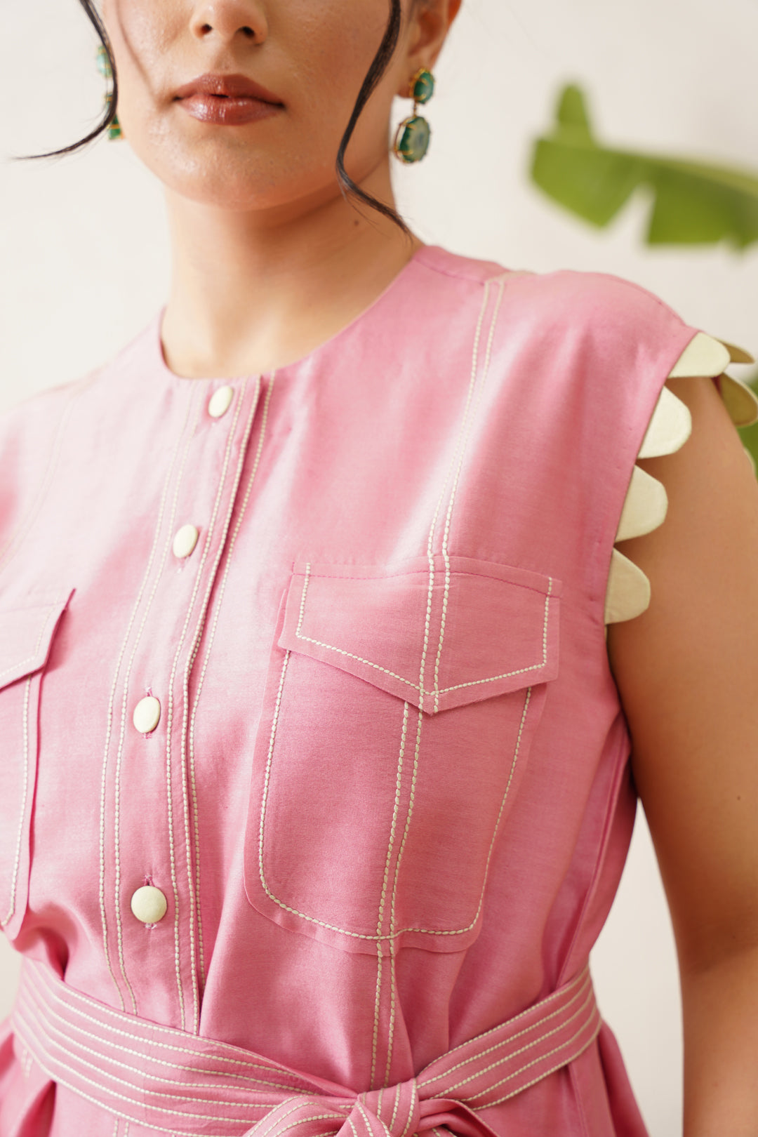 Green-Pink Co-ord Set