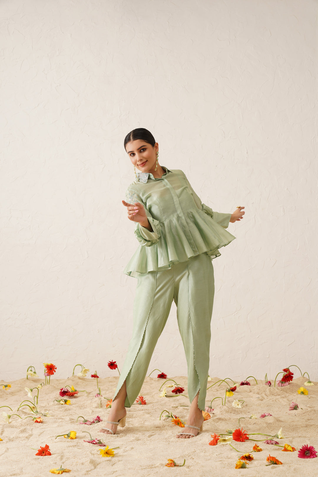 Kali chanderi co-ord Set