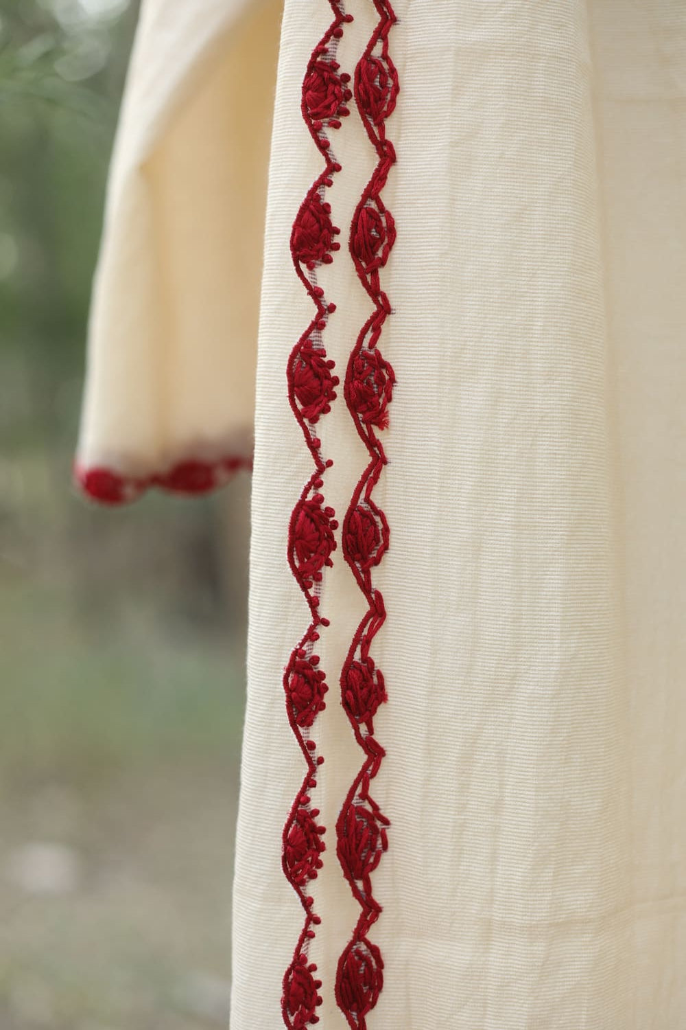 Tone on Tone Embroidered Kurta Set