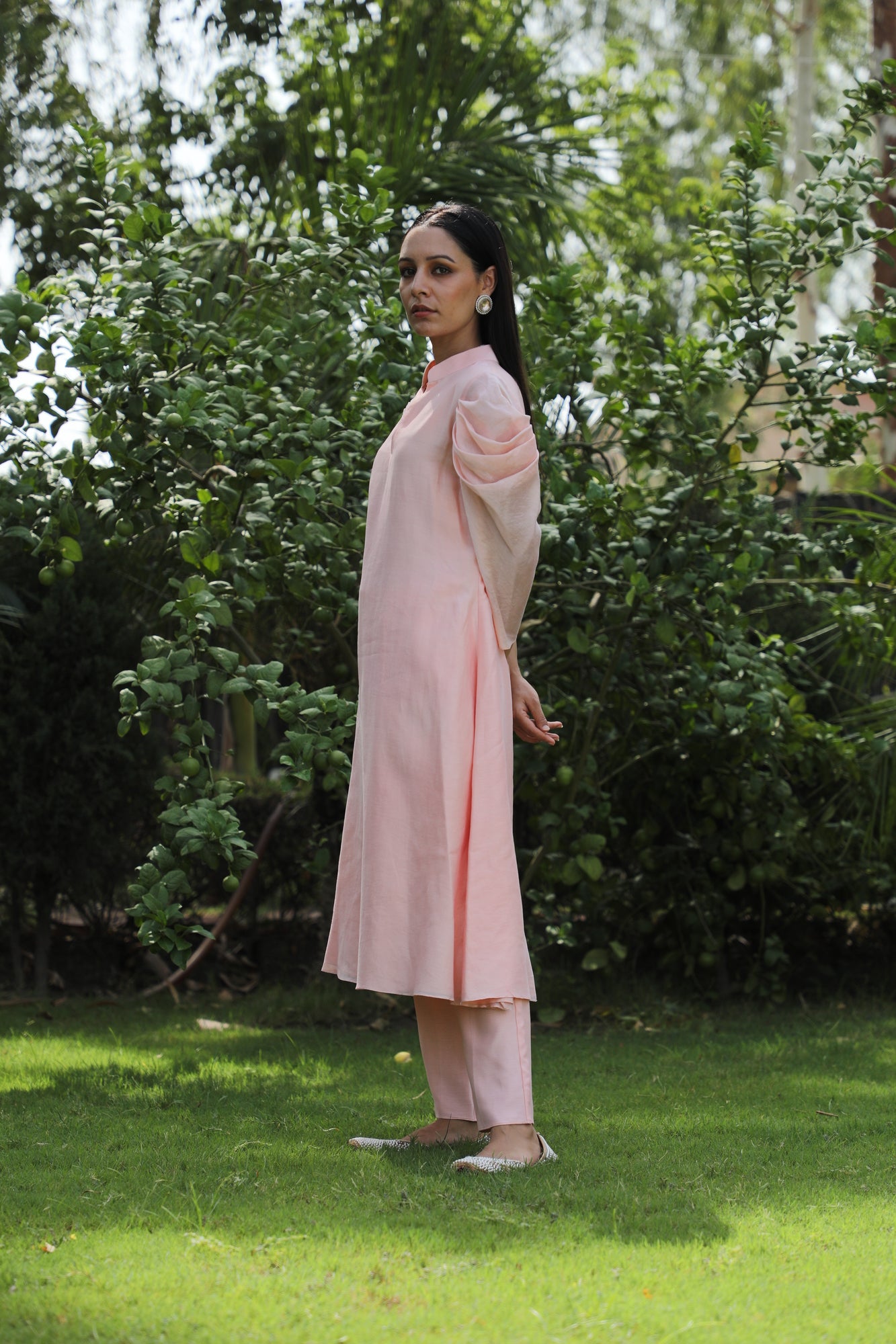Co-ord Set with Statement Sleeves