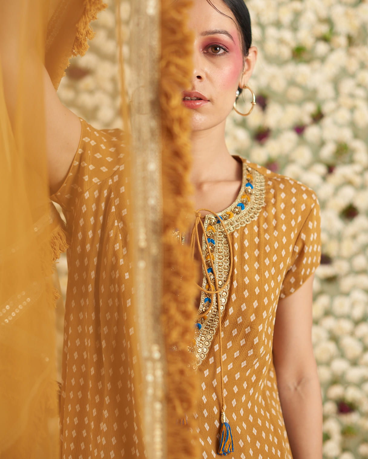 Kadha Garara Embroidered Set