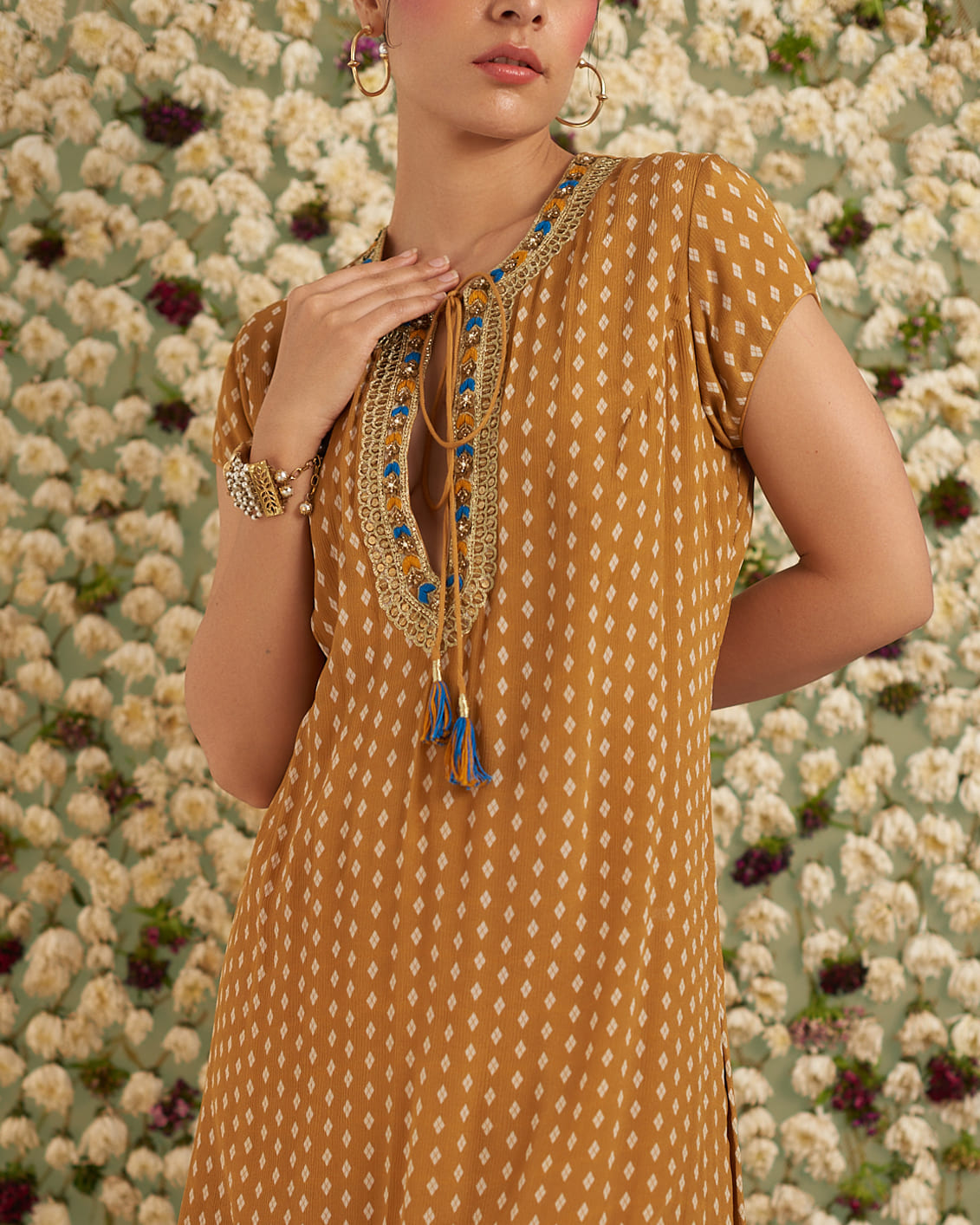 Kadha Garara Embroidered Set