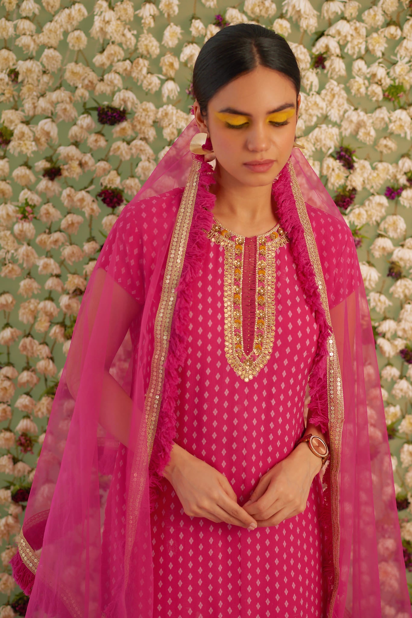 Kadha Garara Embroidered Set