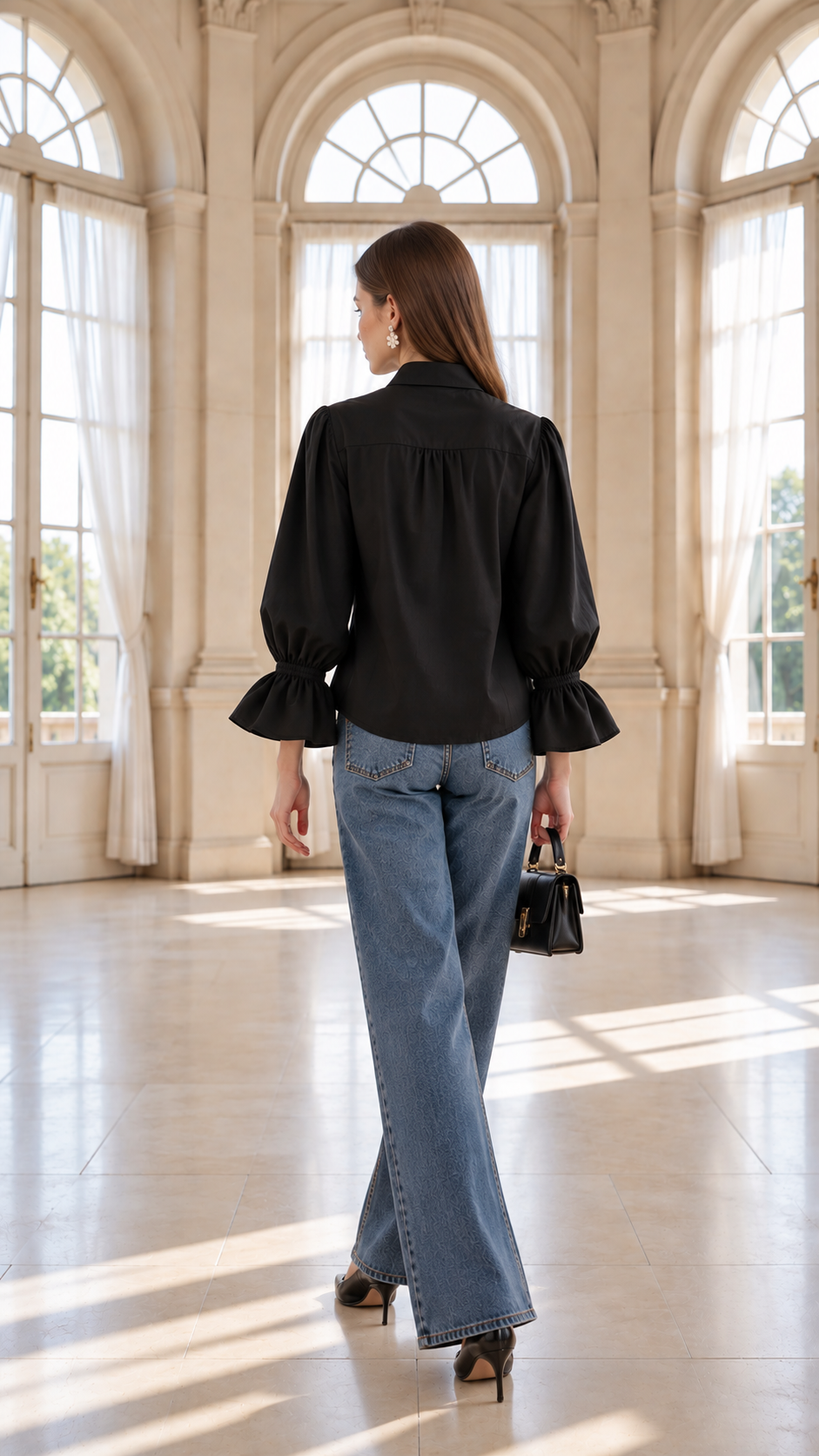 The Bluebell Floral Appliqué Shirt