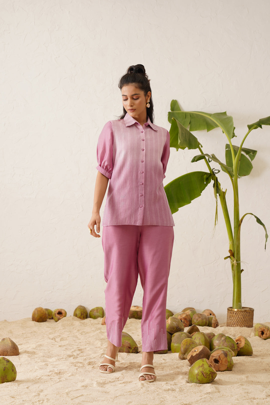 Ombre Chanderi Co-ord Set