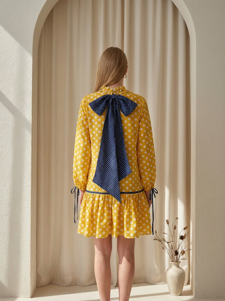 Twila Dress - Sunshine Yellow