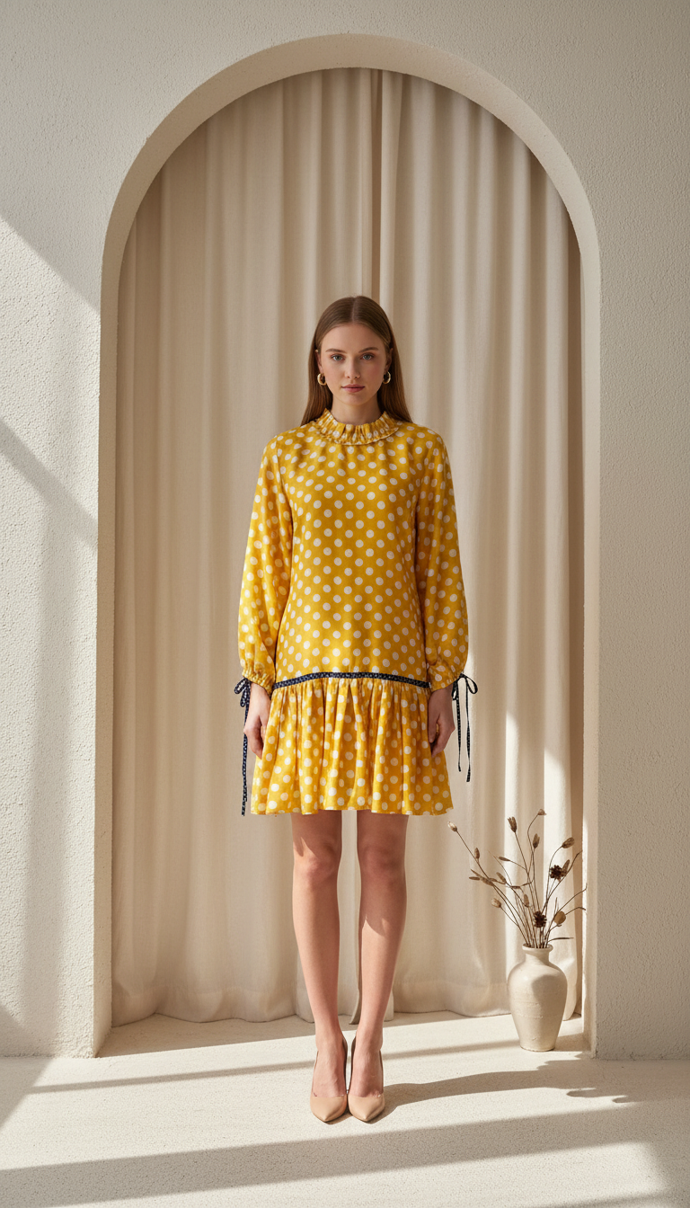 Twila Dress - Sunshine Yellow
