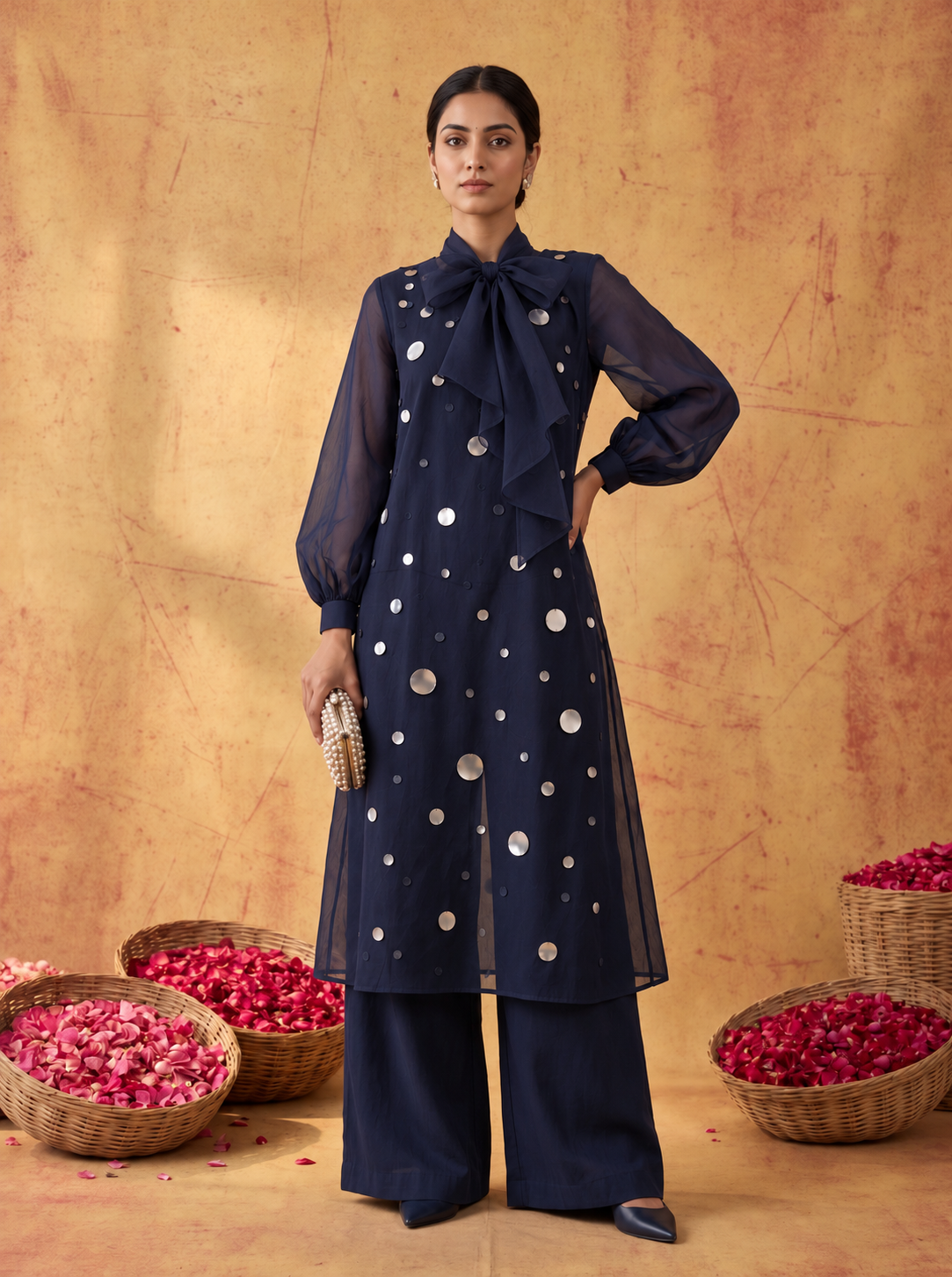 Dot Kurta Set