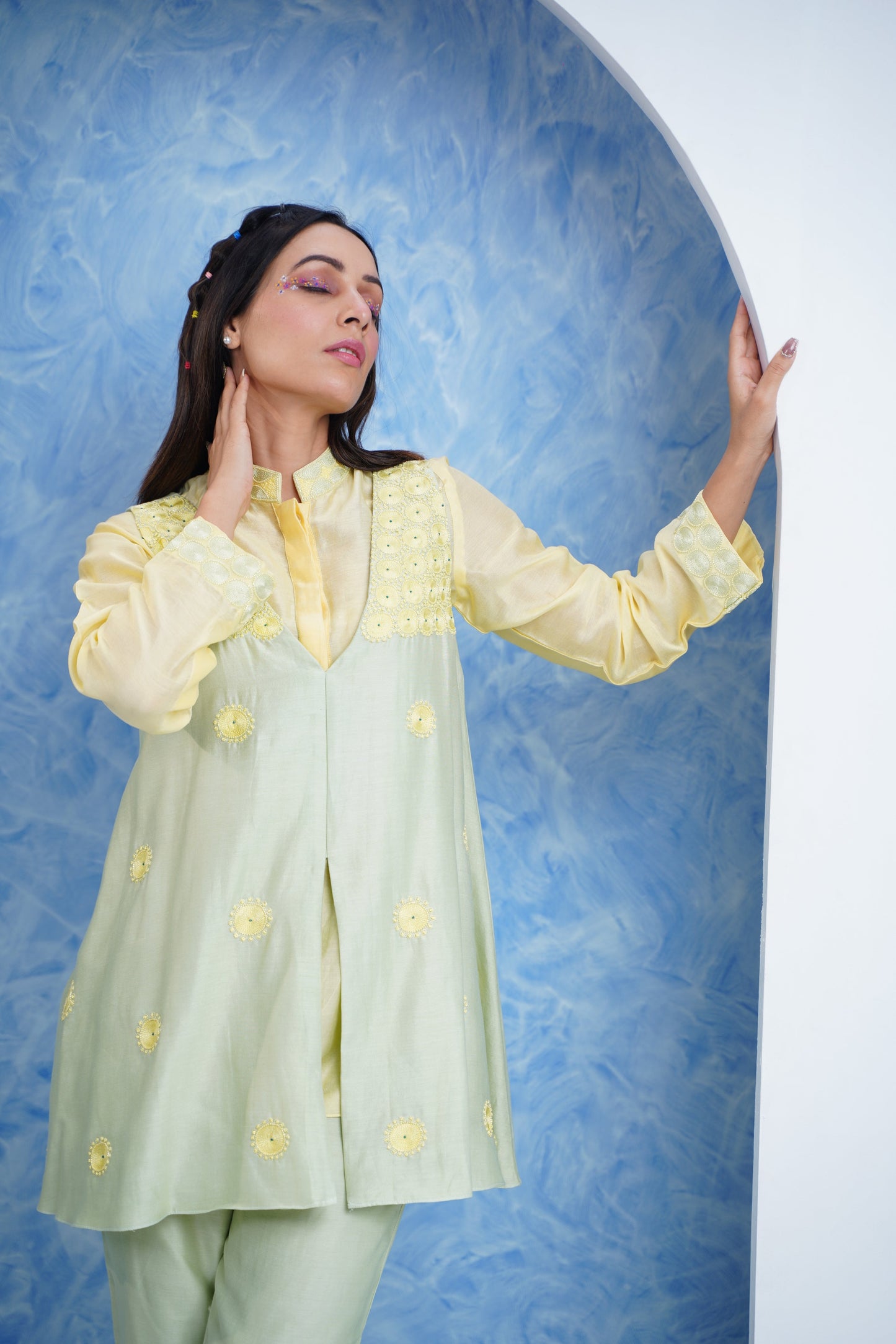 Chanderi Co-ord Set