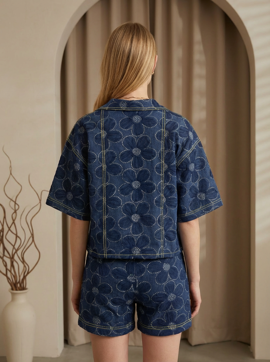 Holiday Denim co-ord Set