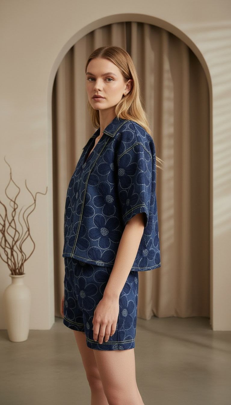 Holiday Denim co-ord Set