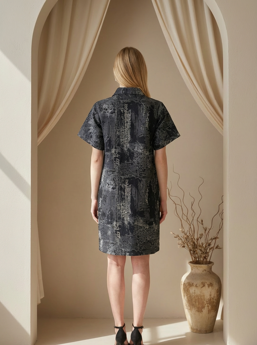 Bold Denim Dress