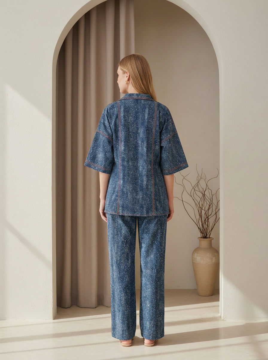 Sparkle Denim co-ord Set