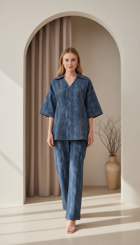 Sparkle Denim co-ord Set