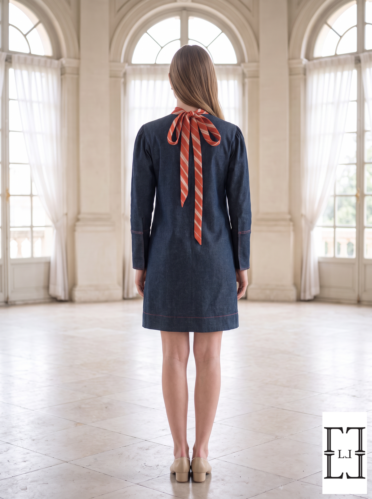 Checkmate Denim Dress