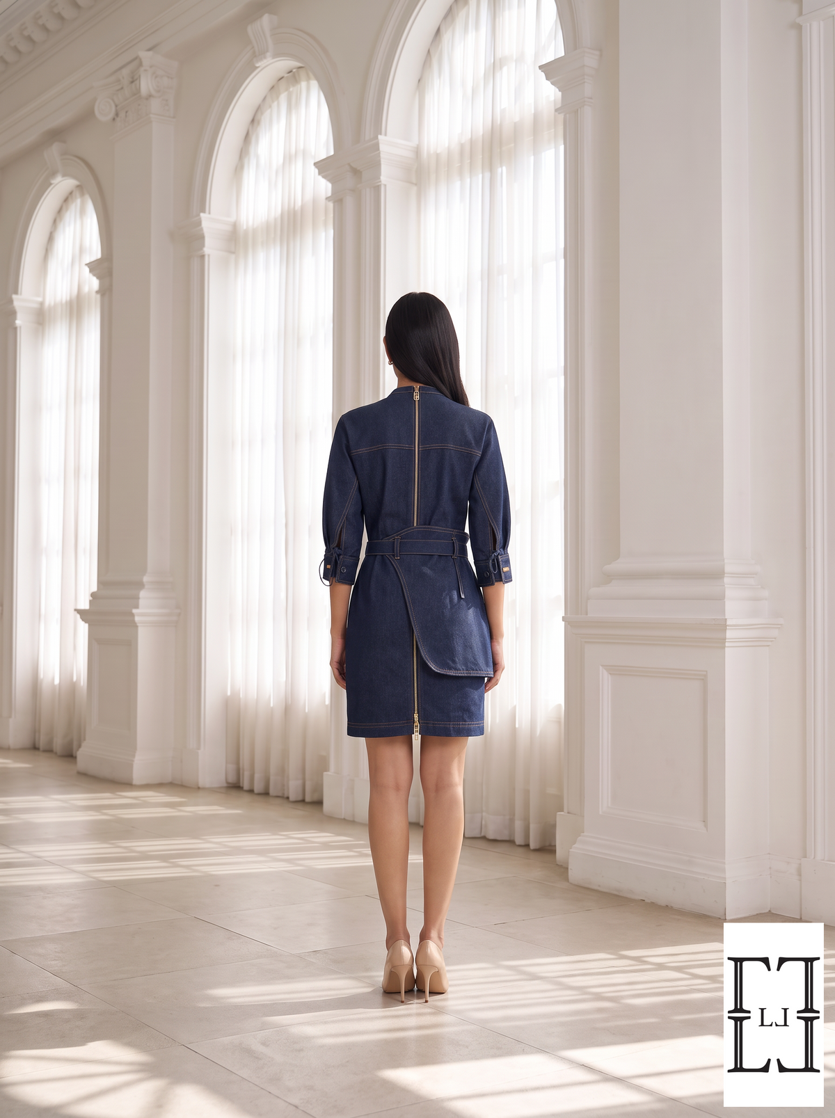 Midnight Muse Denim Dress