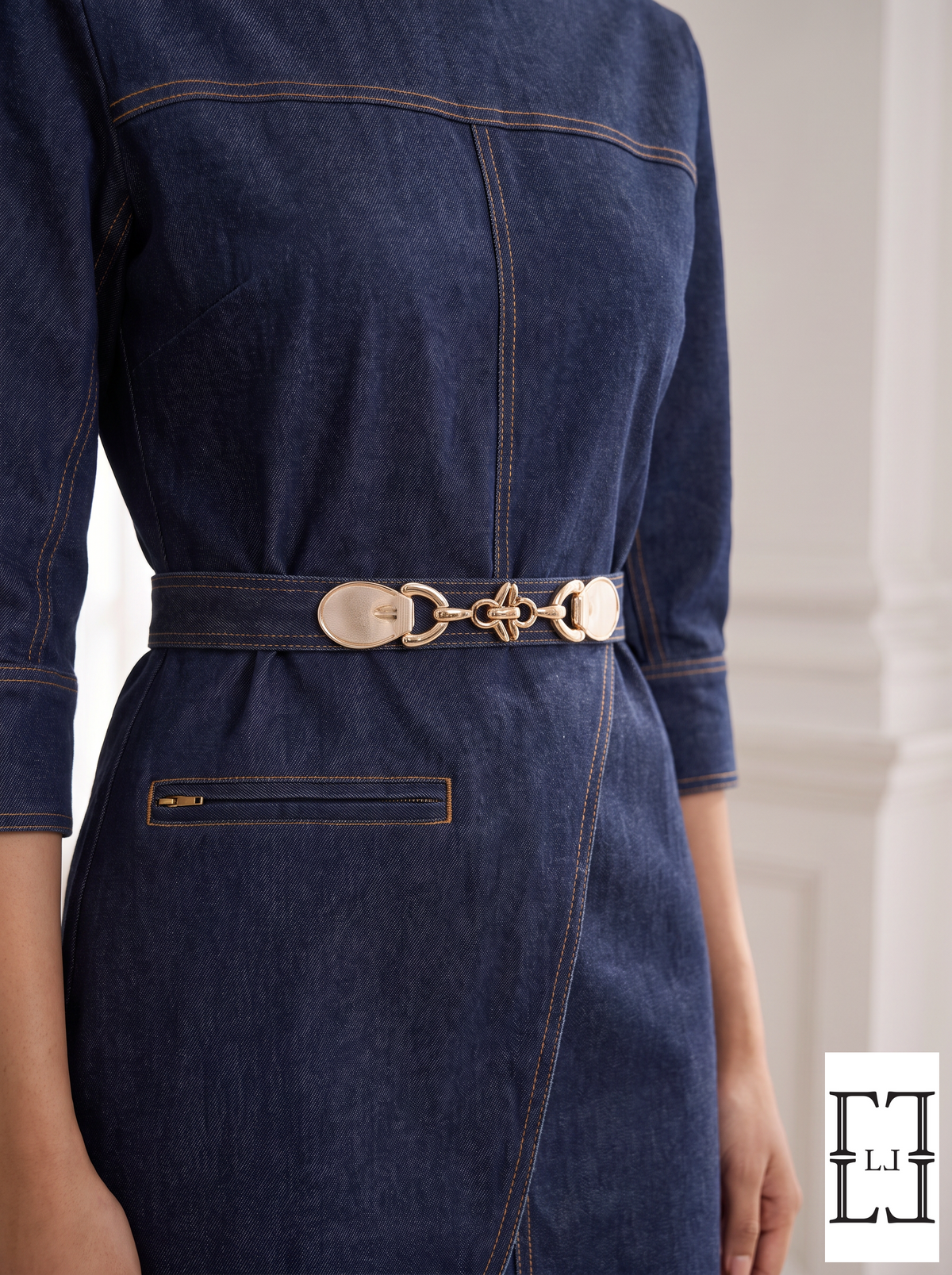 Midnight Muse Denim Dress