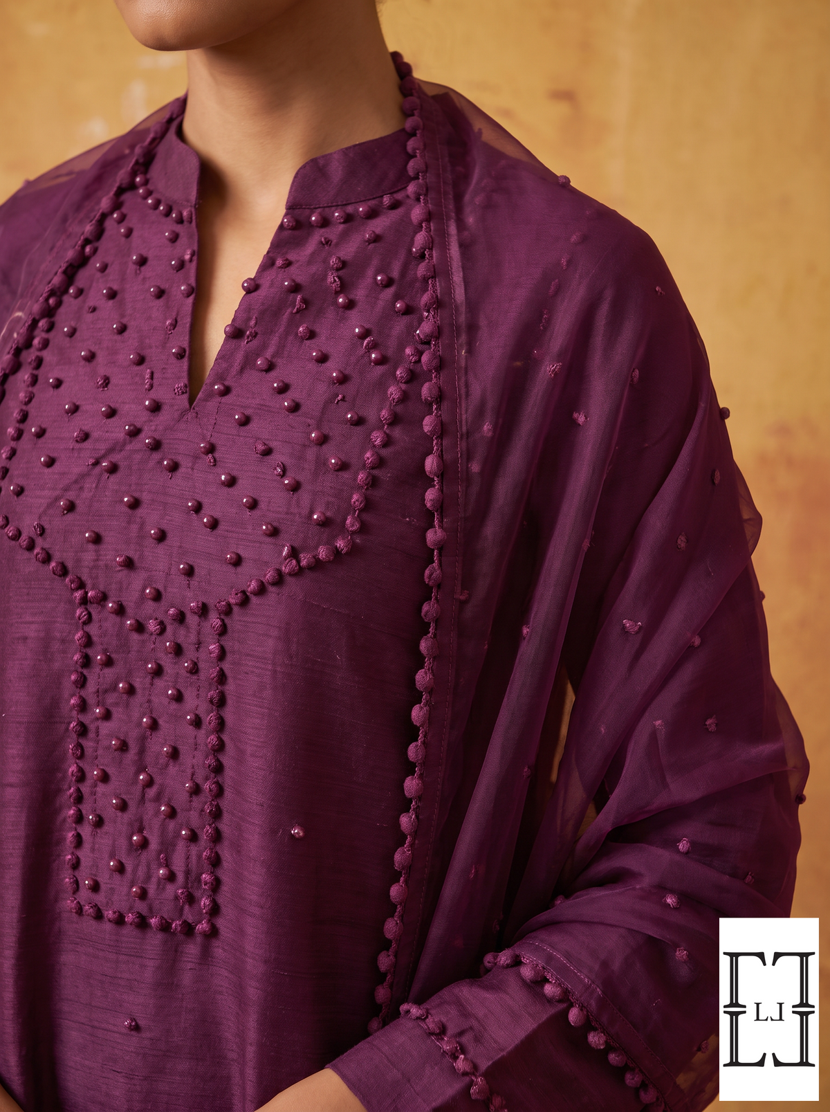 Royal Bloom Embroidered Kurta Set