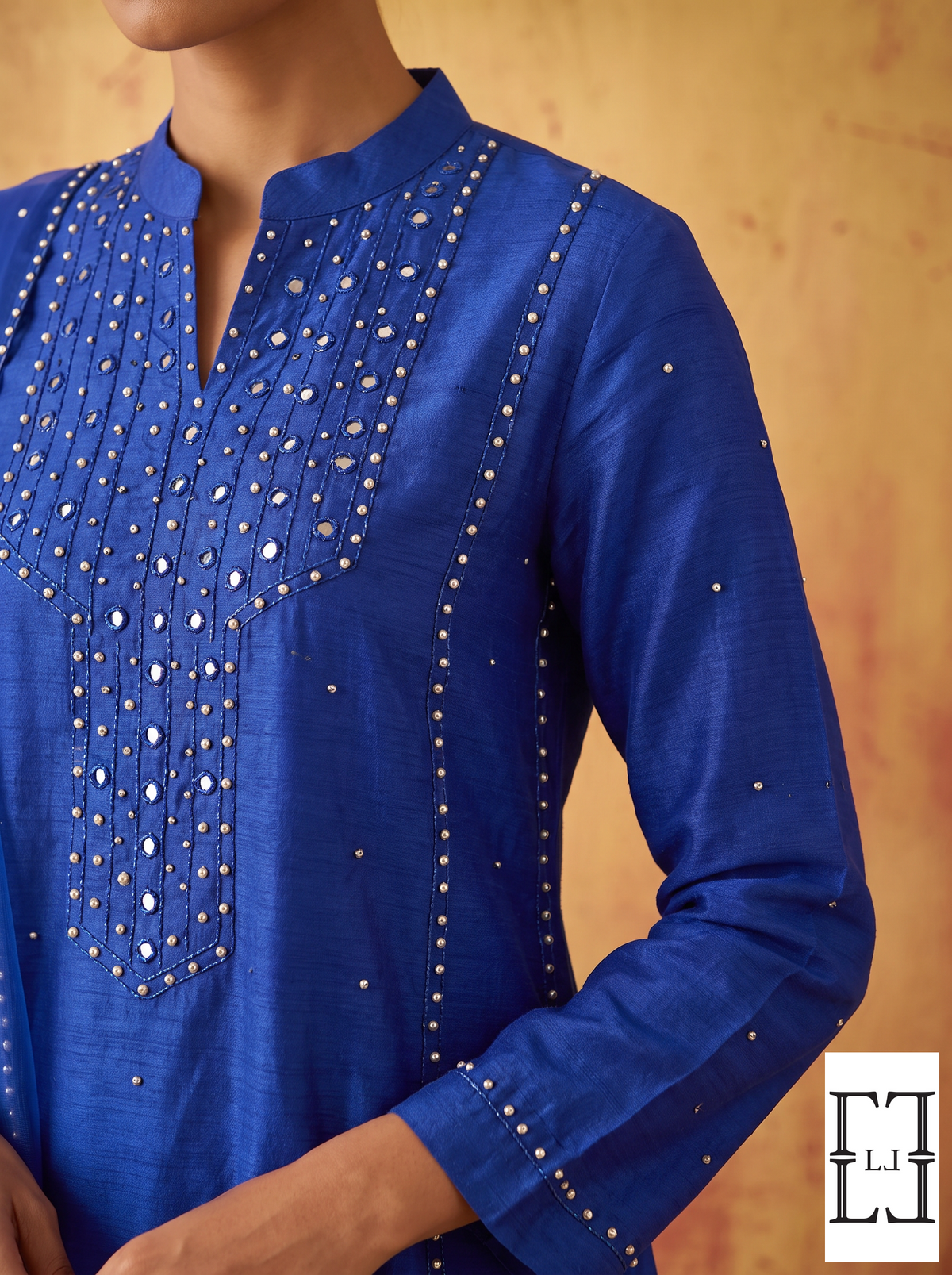 Royal Bloom Embroidered Kurta Set