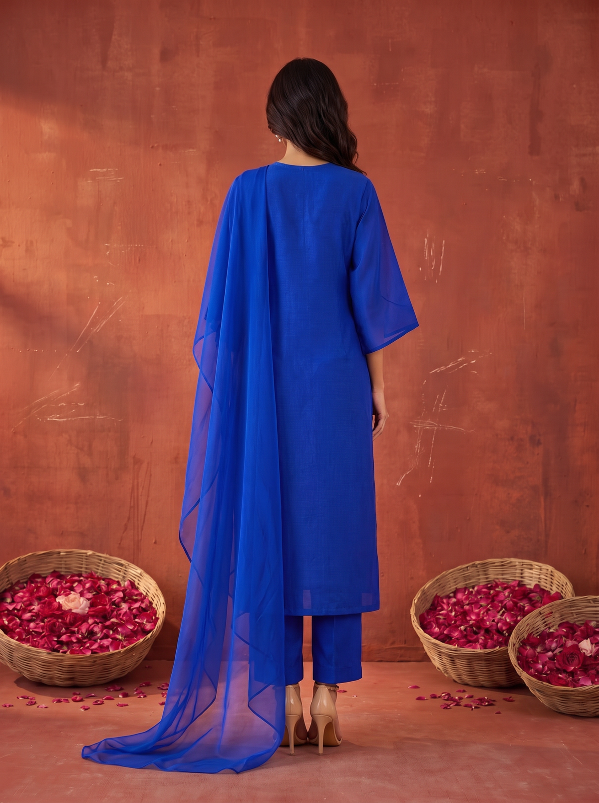 Ivory Petals Kurta Set