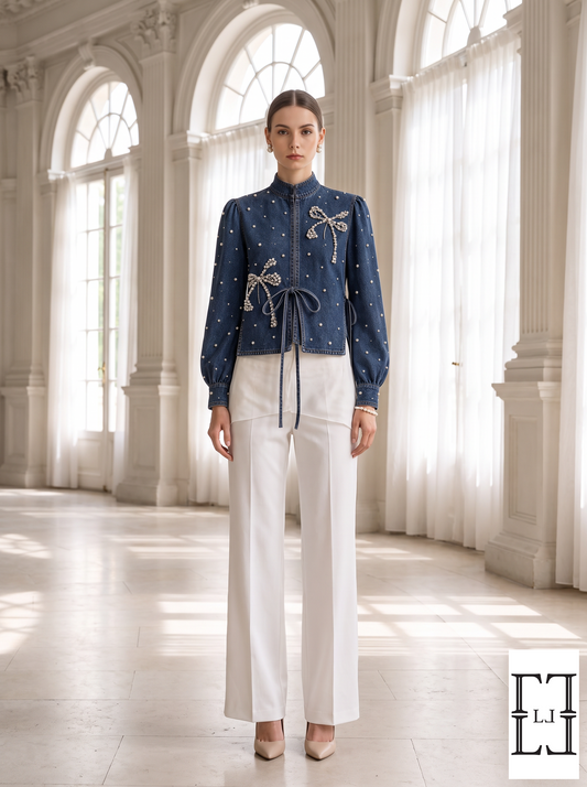 Pearl Reverie Denim Jacket